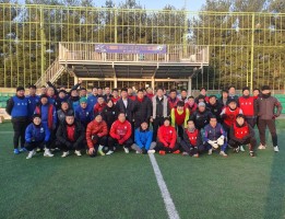 아사랑 축구회 자체리그전 개회식